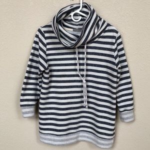 Loveappella Cowl Neck Sweatshirt Medium